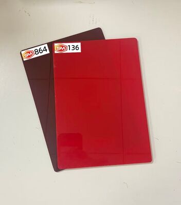 Купить Rich Russet Cast Acrylic Sheet 18mm Thick Panel for Store Display Construction online manufacture