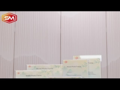 Серия акриловых фоторамков с деревянной основой