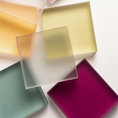 Желтый PMMA Acrylic Sheet (Acryl Matt)