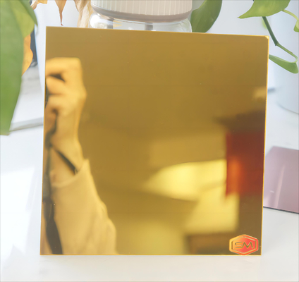 OEM Custom Service Perspex Mirror Sheet Теплоустойчивый для декоративного материала Режущиеся зеркальные листы