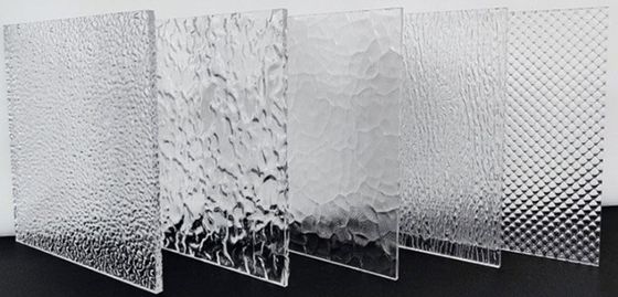 Экструдированная волна 3 мм 5 мм толстый полосатый прозрачный линейный рисунок акриловый лист