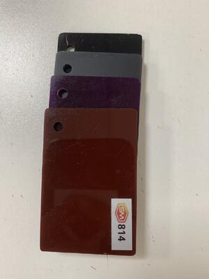 Акриловый лист литой цветной высокой прозрачности 25 мм с устойчивой к царапинам поверхностью